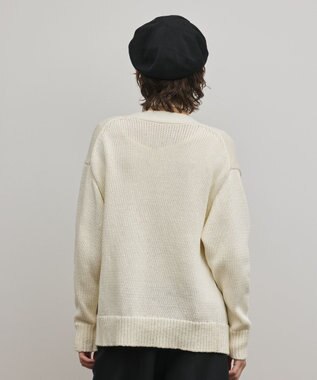 GRACE CONTINENTAL バイカラーリブニットトップ キナリ