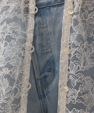 GRACE CONTINENTAL フリルカラーレースワンピース キナリ