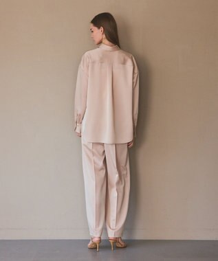 GRACE CONTINENTAL トリアセカルゼパンツ ベージュ