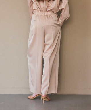 GRACE CONTINENTAL トリアセカルゼパンツ ベージュ