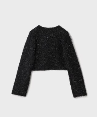 GRACE CONTINENTAL フェザーショートボレロ ブラック