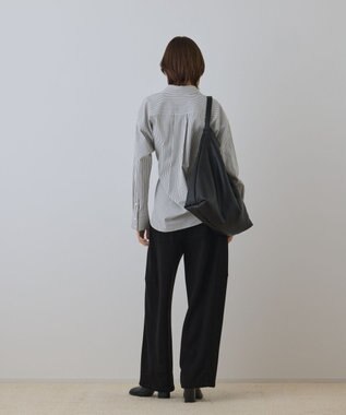 GRACE CONTINENTAL エッグラインカットパンツ ブラック