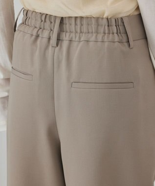 GRACE CONTINENTAL ダブルクロスバレルパンツ ベージュ