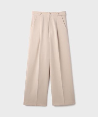 GRACE CONTINENTAL トリアセワイドパンツ ベージュ
