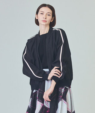 GRACE CONTINENTAL シアーラインブルゾン ブラック