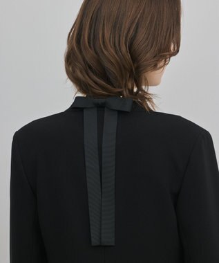 GRACE CONTINENTAL パールリボンネックレス ホワイト