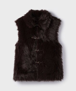 GRACE CONTINENTAL URBANCODE 衿付きジレ キャメル