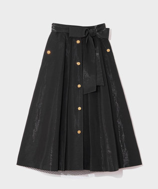 GRACE CONTINENTAL レイヤードタックスカート ブラック