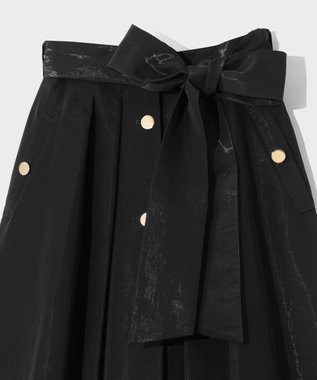 GRACE CONTINENTAL レイヤードタックスカート ブラック