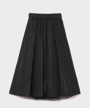 GRACE CONTINENTAL レイヤードタックスカート ブラック