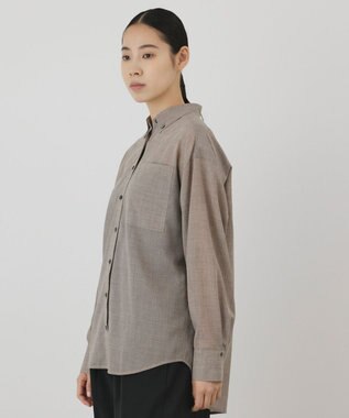 GRACE CONTINENTAL ストール付シャツ ベージュ