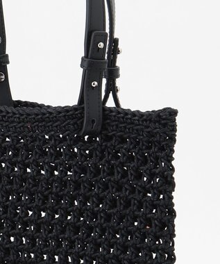 GRACE CONTINENTAL TOV CROCHE BAG ブラック