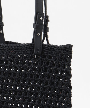 GRACE CONTINENTAL TOV CROCHE BAG ブラック