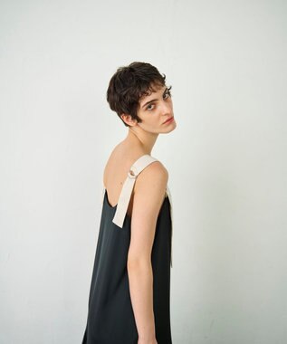 GRACE CONTINENTAL ティアードロングワンピース ブラック