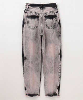 GRACE CONTINENTAL タイダイコクーンデニムパンツ ピンク