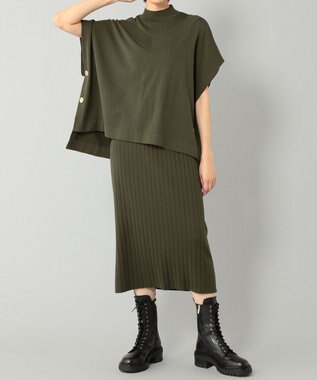ポンチョ付ニットワンピース Grace Continental Grace Continental グレースコンチネンタル 通販