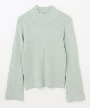 GRACE CONTINENTAL リブニットトップ ライトグリーン