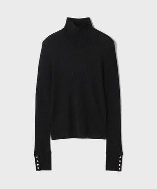 GRACE CONTINENTAL ウールハイゲージニットトップ ブラック