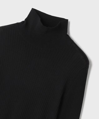 GRACE CONTINENTAL ウールハイゲージニットトップ ブラック