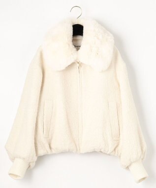 グレースコンチネンタル　ブークレーウールジャケット ブークレーウールジャケット / GRACE CONTINENTAL | GRACE CONTINENTAL