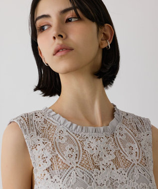 GRACE CONTINENTAL レースコンビサロペット グレー