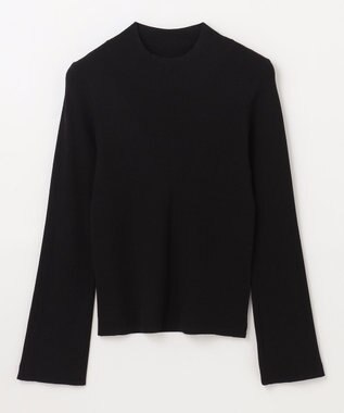 GRACE CONTINENTAL リブニットトップ ブラック