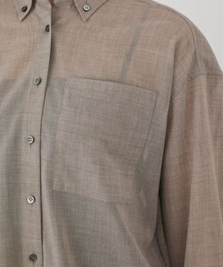 GRACE CONTINENTAL ストール付シャツ ベージュ
