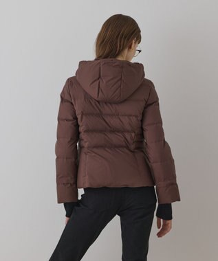 GRACE CONTINENTAL エコファーショートダウンジャケット ブラウン