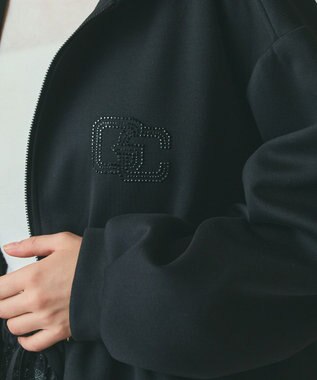 GRACE CONTINENTAL ロゴドロストフーディ ブラック