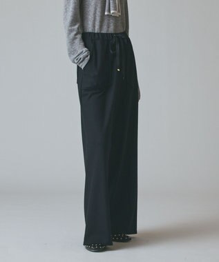 GRACE CONTINENTAL ウールジャージパンツ ブラック