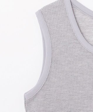 GRACE CONTINENTAL ラメカットトップ シルバー