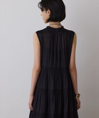 GRACE CONTINENTAL ティアードマキシカフタンワンピース ブラック