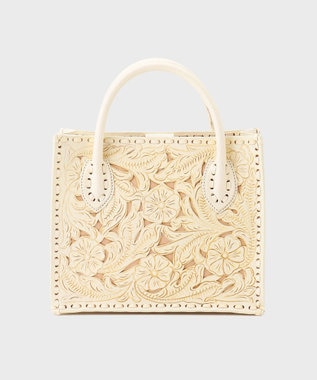 GRACE CONTINENTAL Square Cutbag エクリュ