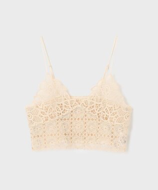 GRACE CONTINENTAL レースキャミ付カフタンブラウス キナリ