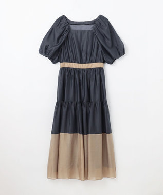 GRACE CONTINENTAL ボレロセットティアードワンピース グレー