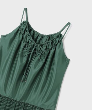 GRACE CONTINENTAL ブライトキャミワンピース グリーン