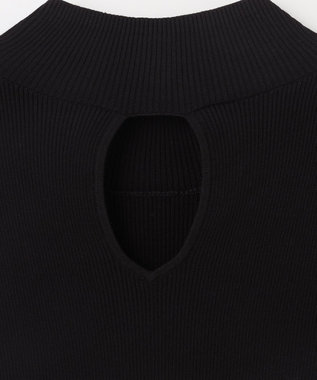 GRACE CONTINENTAL リブニットトップ ブラック