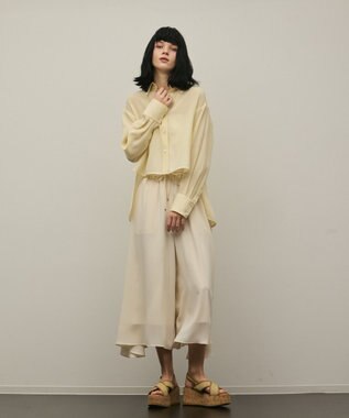 GRACE CONTINENTAL イレギュラーキュロットパンツ キナリ