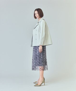 ラムレザーPコート / GRACE CONTINENTAL | GRACE CONTINENTAL ラムレザーPコート / GRACE CONTINENTAL | GRACE CONTINENTAL