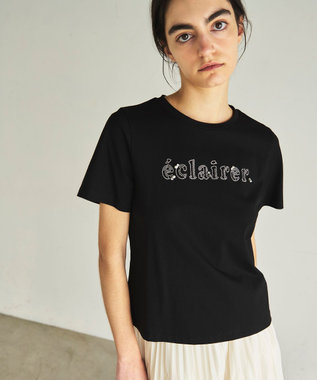 GRACE CONTINENTAL ラメロゴTee ブラック