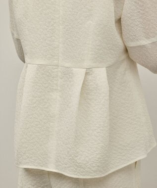 GRACE CONTINENTAL オーガンジージャガードトップ キナリ