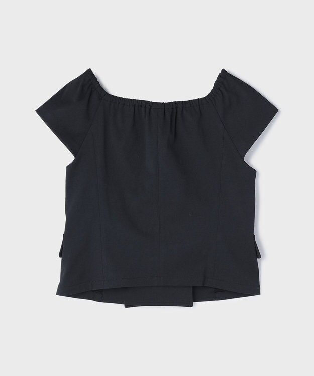 GRACE CONTINENTAL コンパクトジャケットトップ ブラック