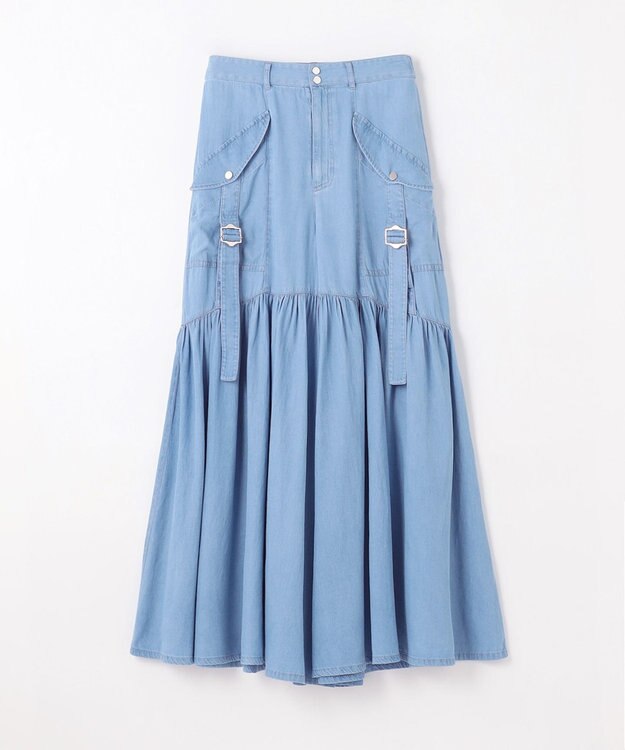 GRACE CONTINENTAL ワークワイドパンツ インディゴ