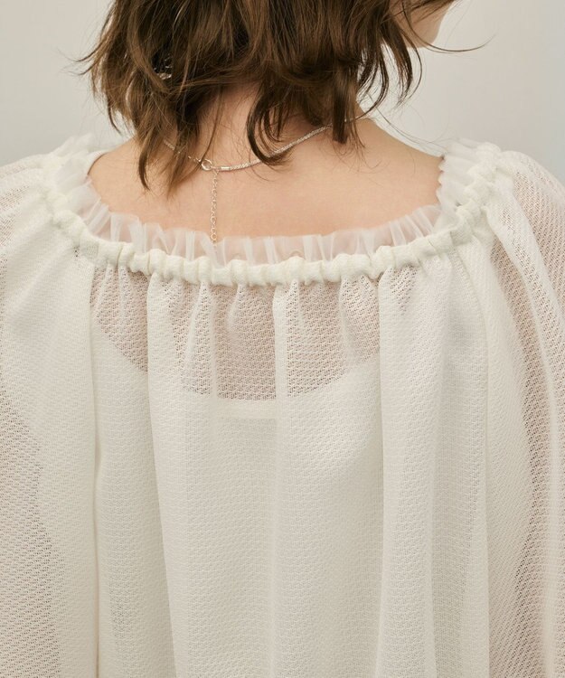 GRACE CONTINENTAL カラミ2wayジャケット ホワイト