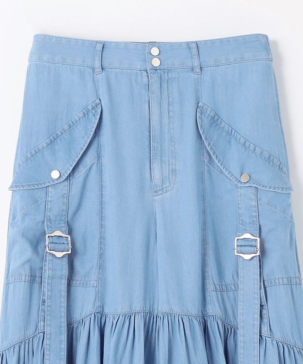 GRACE CONTINENTAL ワークワイドパンツ インディゴ