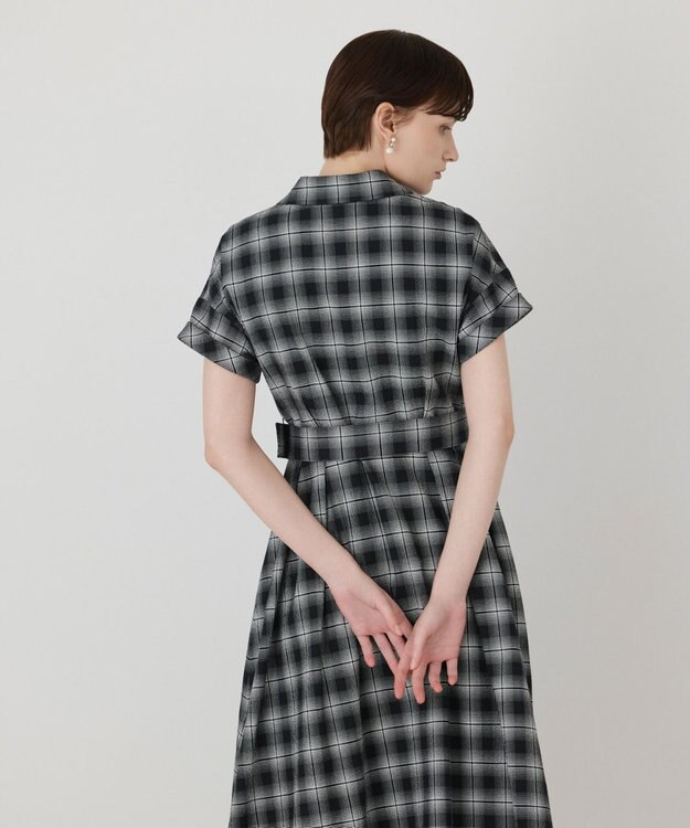 GRACE CONTINENTAL ラップフレアワンピース ブラック