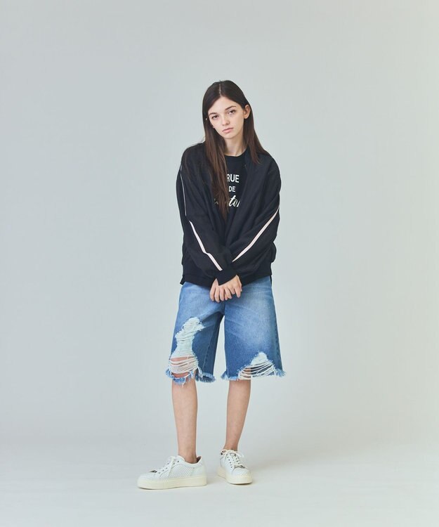 GRACE CONTINENTAL シアーラインブルゾン ブラック