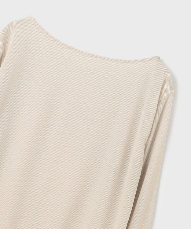 GRACE CONTINENTAL シアーアセテートカットトップ ベージュ