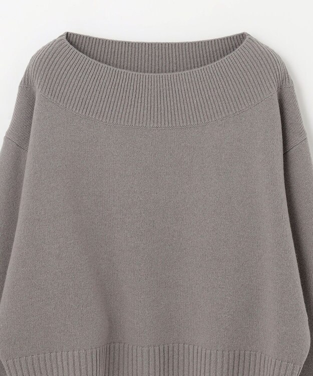 GRACE CONTINENTAL ウールルーズニットトップ グレー