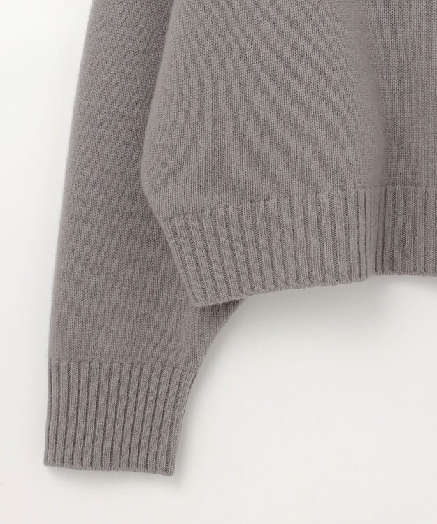 GRACE CONTINENTAL ウールルーズニットトップ グレー